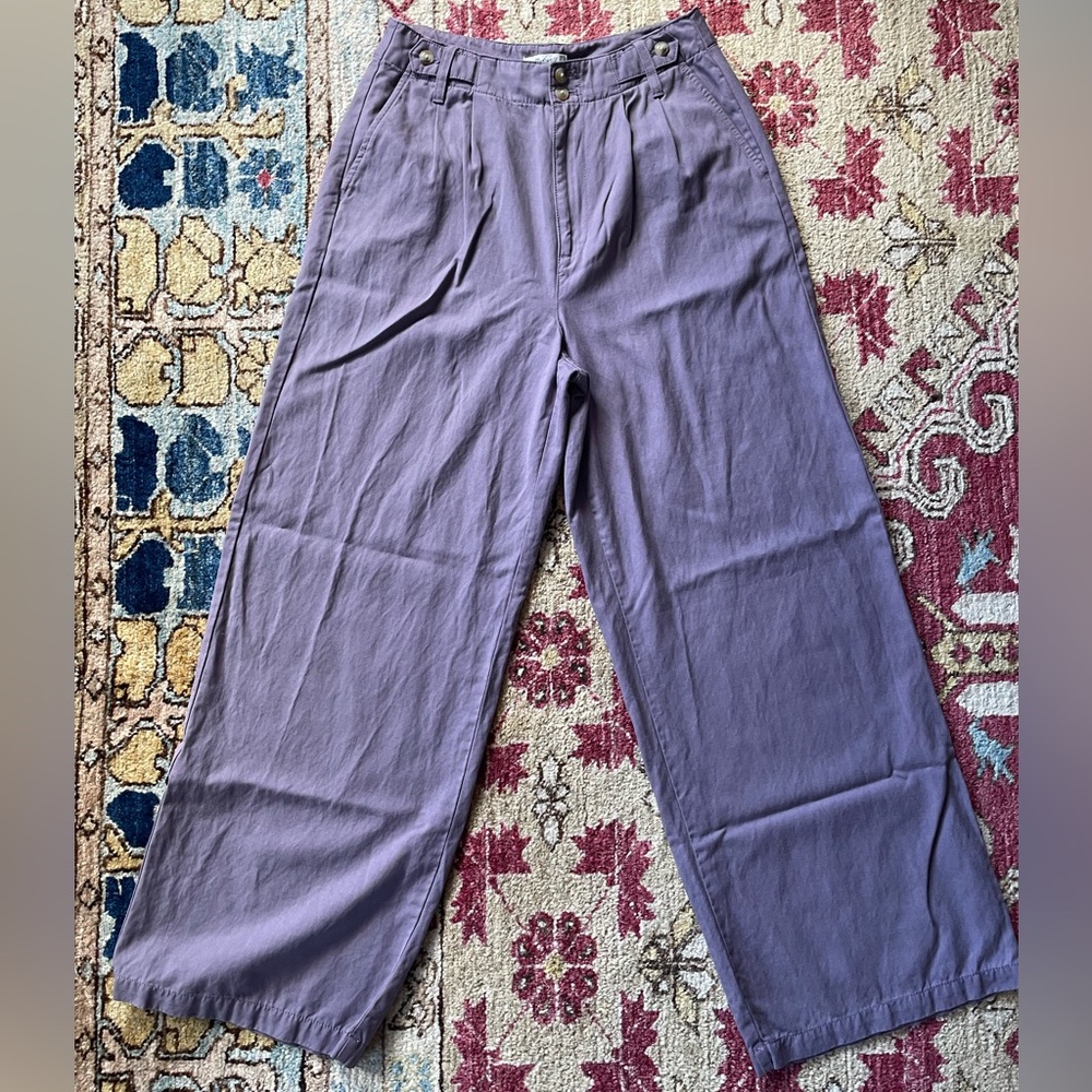 Madewell Harlow wide leg trousers size 2